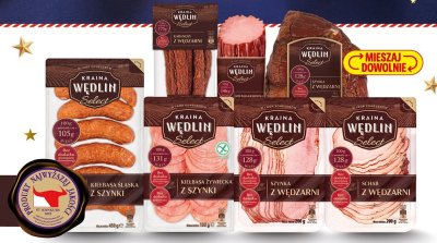 Szynka z wędzarni Kraina Wędlin Select promocja w Biedronka