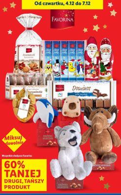 Wszystkie słodycze Favorina drugi -60% promocja w Lidl
