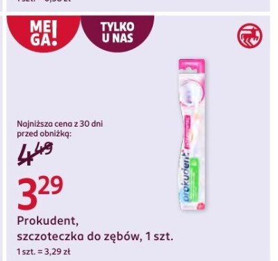 Szczoteczka do zębów, 1 szt. promocja w Rossmann
