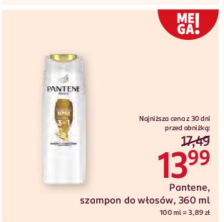 Szampon do włosów intensywna regeneracja Pantene pro-v promocja