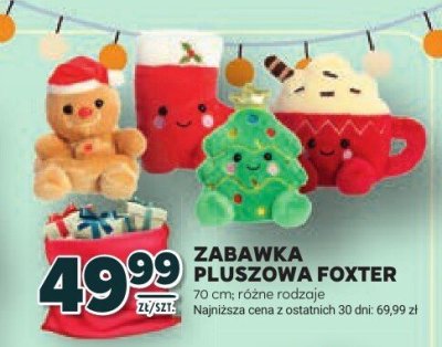Zabawka pluszowa Foxter promocja w Stokrotka