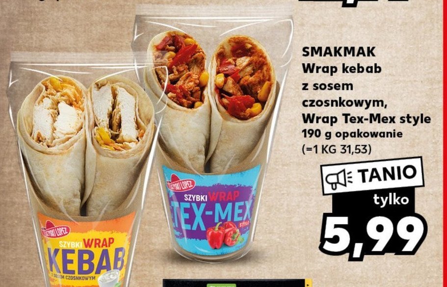 Kebab tex-mex Smak mak promocja