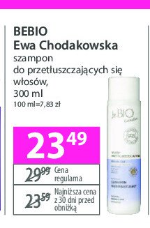 Szampon do włosów przetłuszczających się Be bio promocja