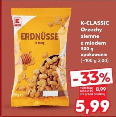 Orzechy ziemne promocja w Kaufland