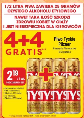 Piwo Tyskie Pilzner promocja w POLOmarket