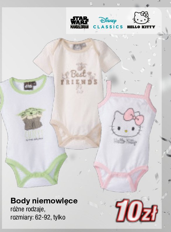 Body niemowlęce hello kitty promocja