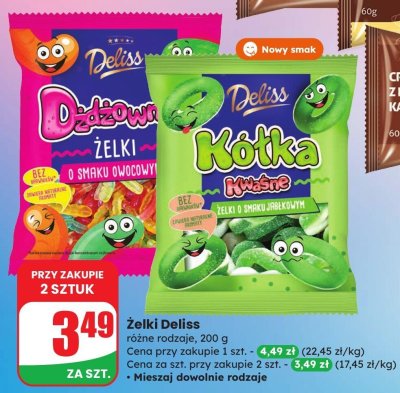 Żelki promocja w Dino