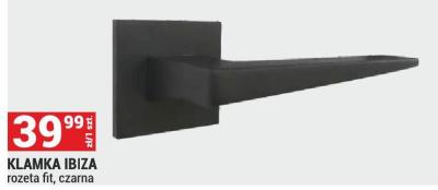 Klamka KLAMKA IBIZA rozeta fit, czarna promocja w Merkury Market