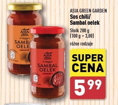 Sos sambal oelek Asia green garden promocja