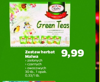 Zestaw green teas Malwa zestaw Malwa tea promocja