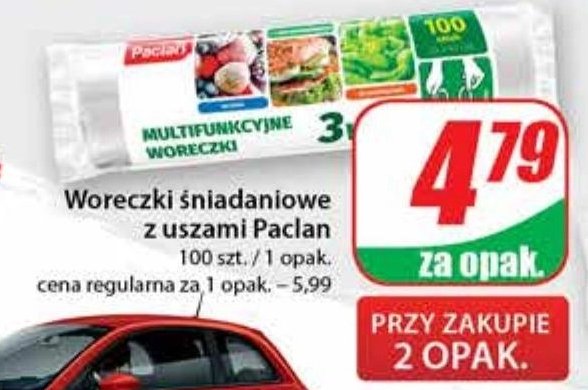 Worki śniadaniowe Paclan promocja