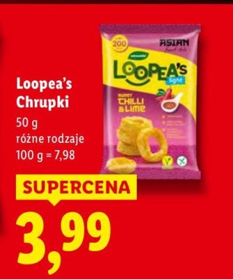 Chrupki różne rodzaje 50 g promocja w Lidl