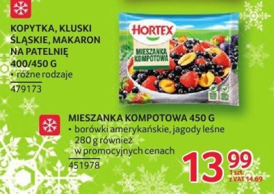 Kopytka, Kluski śląskie, Makaron na patelnie 400/450 g różne rodzaje promocja w Selgros