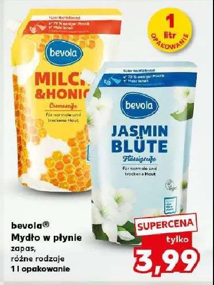 Mydło w płynie milk-honey Bevola promocja