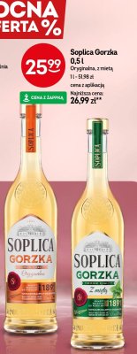 Wódka Soplica Gorzka 0,5l Oryginalna, z miętą promocja w Żabka