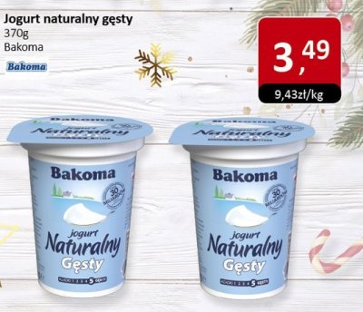 Jogurt naturalny gęsty promocja w Market Point