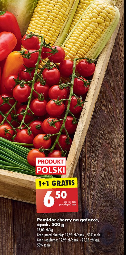 Pomidory cherry na gałązce polska K-classic stąd takie dobre! promocja