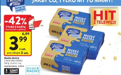 Masło ekstra Z mlecznej drogi promocja w Intermarche