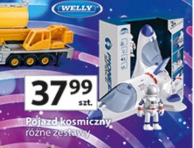 Pojazd kosmiczny różne zestawy Welly promocja w Auchan