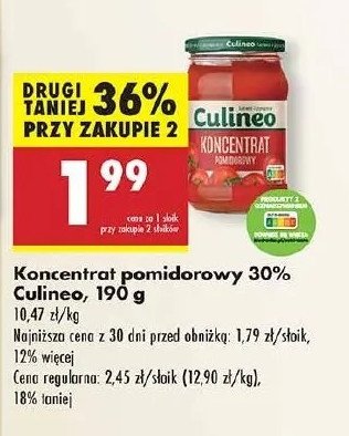 Koncentrat pomidorowy 30% Culineo promocja