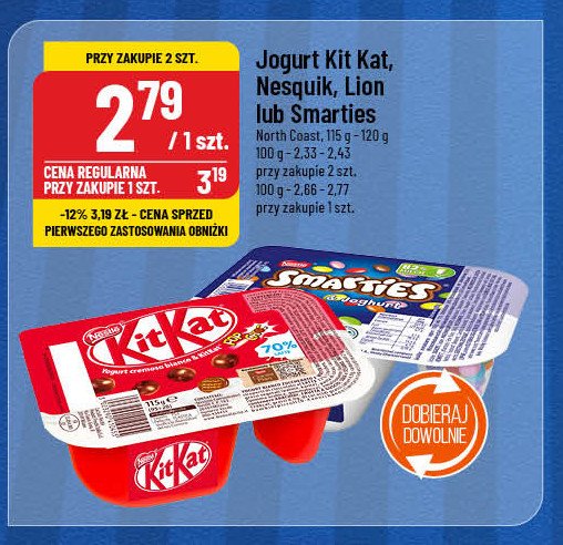 Jogurt Kitkat promocja