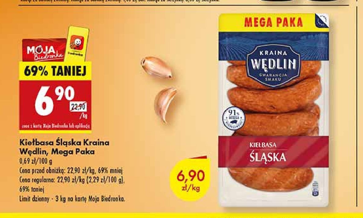 Kiełbasa śląska Kraina wędlin promocja w Arhelan