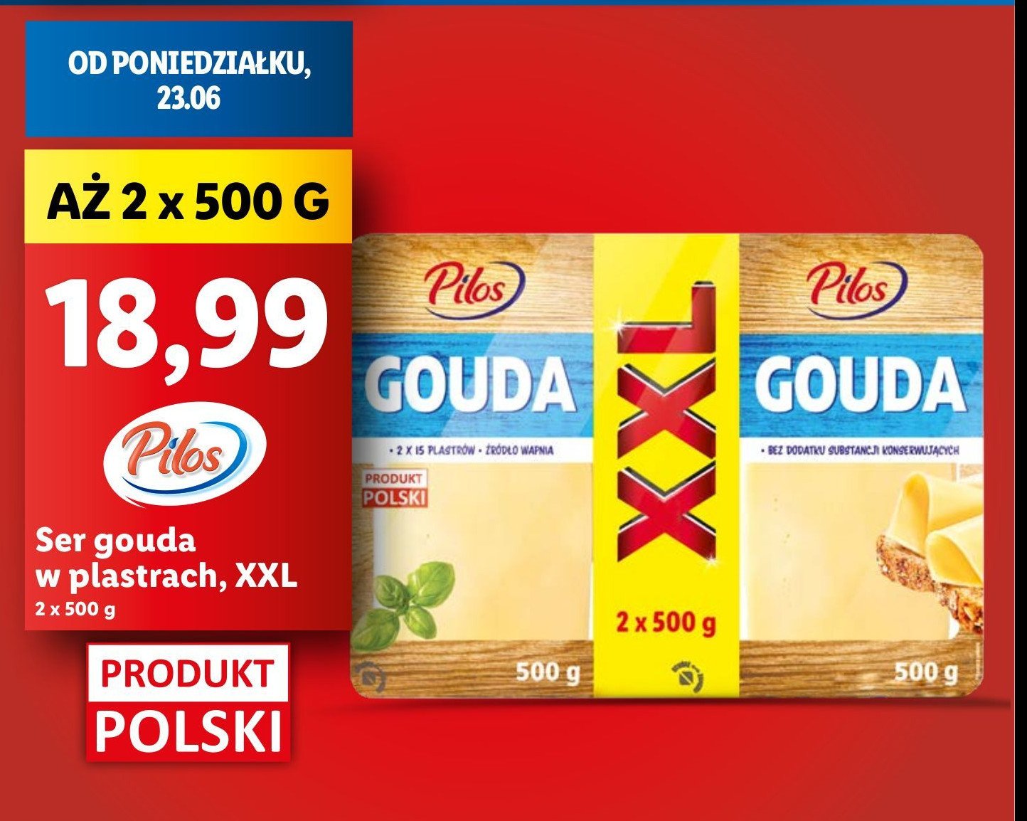 Ser gouda Pilos promocja w POLOmarket