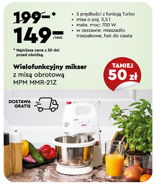 Mikser z mis膮 mmr-21z Mpm product promocja