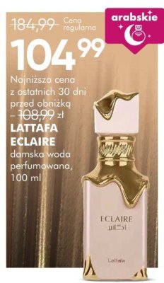 Perfumy LATTAFA ECLAIRE damska woda perfumowana promocja w Super-Pharm