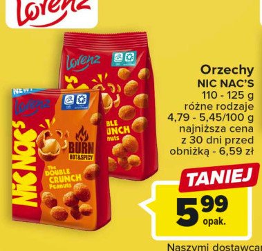 Orzeszki big double size Lorenz nic nac's promocja