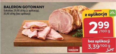 Baleron gotowany Sokołów promocja w Stokrotka