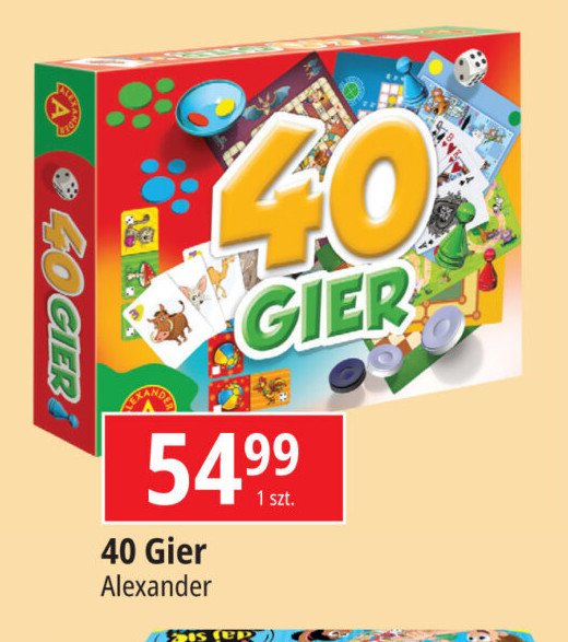 Gra 40 gier Alexander promocja