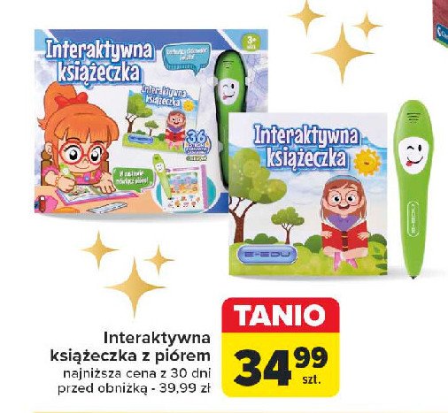 Interaktywna książeczka z piórem promocja w Carrefour Market