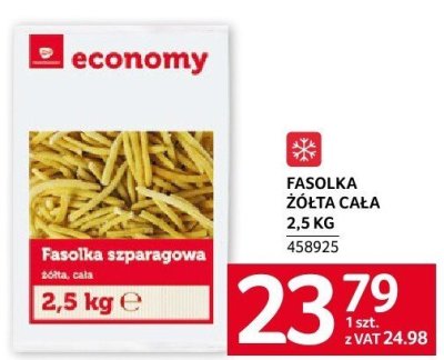 Fasolka żółta cała 2,5 kg economy promocja w Selgros