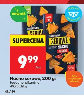 Nacho serowe, 200g pikantne promocja w Biedronka