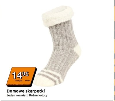 Domowe skarpetki promocja w Action