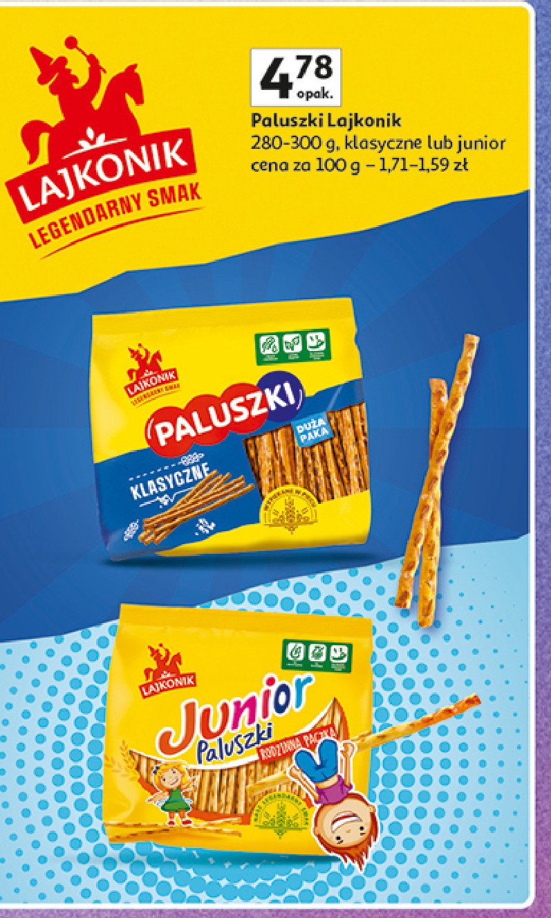 Paluszki słone Lajkonik paluszki promocja