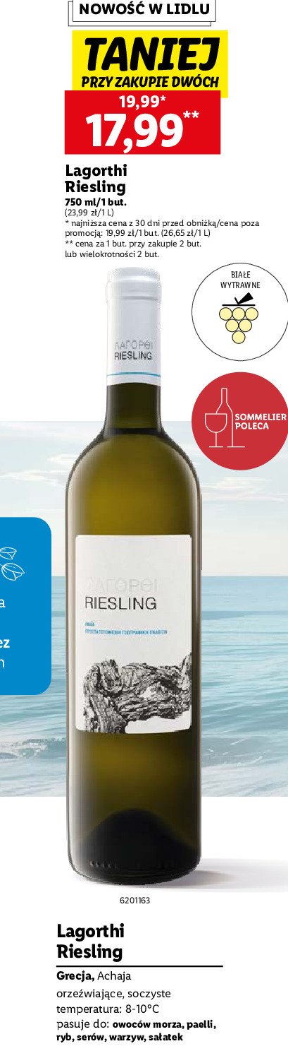 Wino Lagorthi riesling promocja