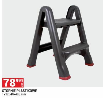Stopnie plastikowe 172x640x495 mm promocja w Merkury Market