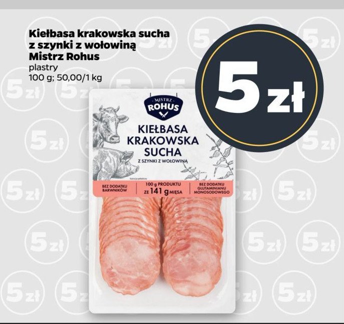 Kiełbasa krakowska sucha Mistrz rohus promocja