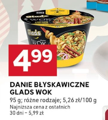 Danie błyskawiczne Glads Wok promocja w Stokrotka