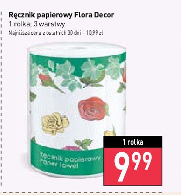 R臋cznik papierowy flora decor promocja