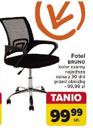 Fotel bruno czarny promocja