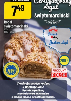 Rogal świętomarciński promocja w POLOmarket