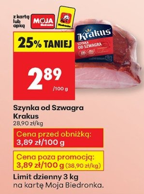 Szynka od Szwagra  promocja w Biedronka