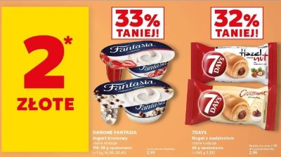Jogurt z truskawkami Danone fantasia promocja