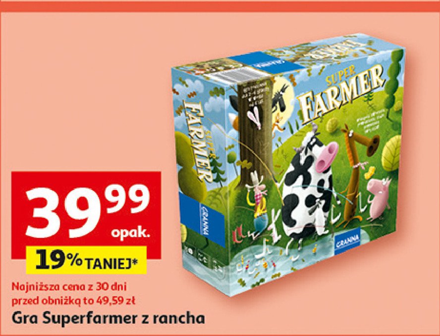 Gra superfarmer z rancha Egmont promocja w Auchan