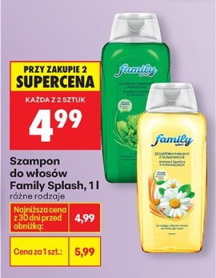 Szampon do włosów 1l różne rodzaje promocja w Biedronka