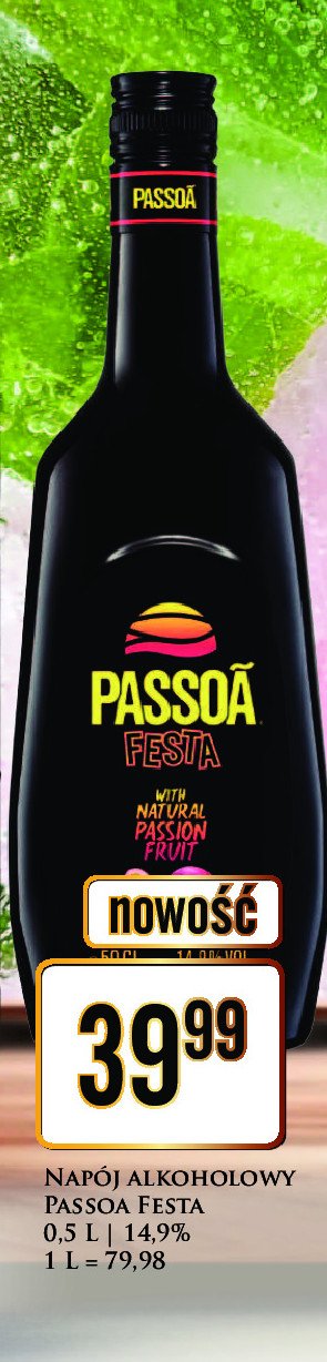 Likier PASSOA FESTA promocja w Dino