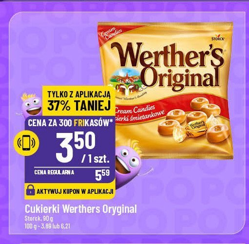 Cukierki creamy candies Werther's original promocja